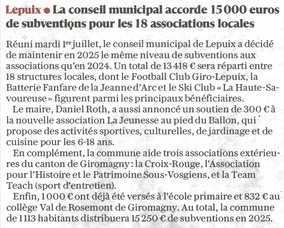 20250705 conseil municipal